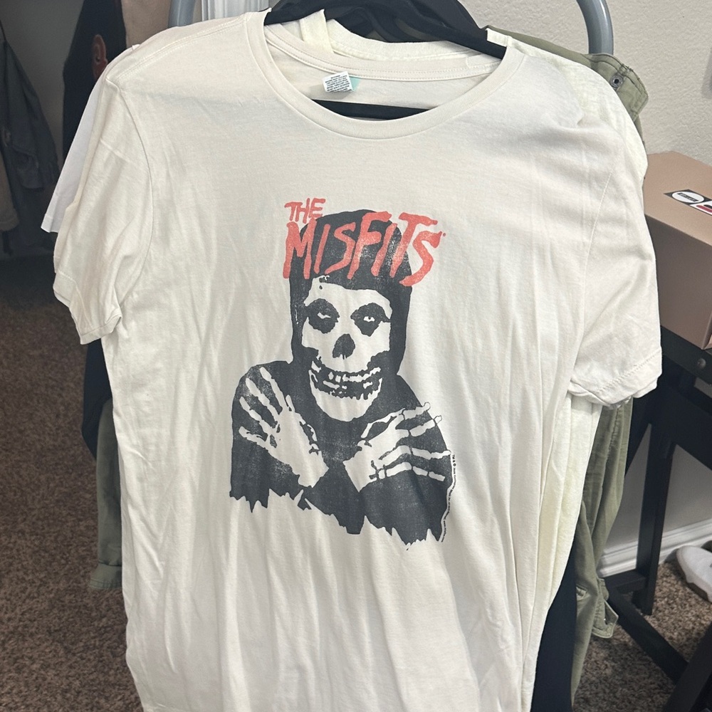 The Misfits White Graphic T-Shirt